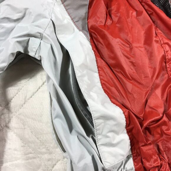 HydrO Vent by Polaris red and gray windbreaker jacket small - Picture 4 of 7